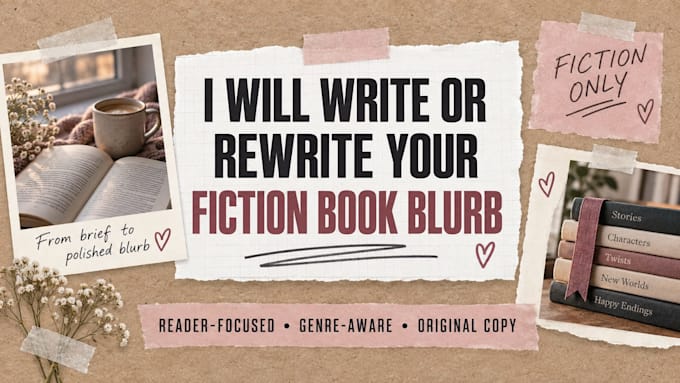 write or rewrite your book blurb to get more readers