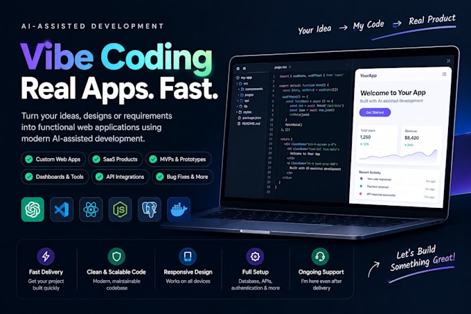 do vibe coding and ai assisted web app development