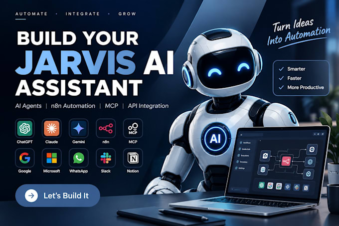 build jarvis ai agent, shopify jarvis ai assistant, n8n automation mcp omniroute