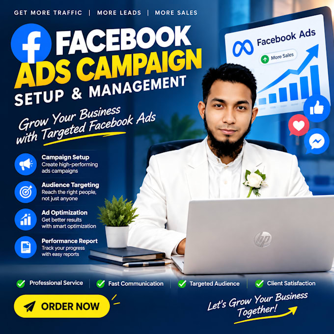 setup and manage facebook ads and meta ads campaign