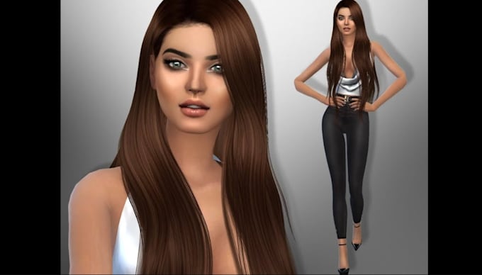 create realistic custom sims 4 characters with unique cc and mods, sims 4 avatar