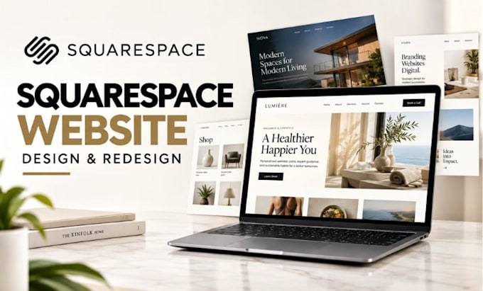 build, design squarespace website, redesign squarespace store and clone
