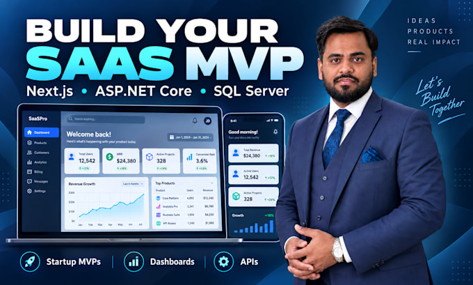 build a saas mvp web application