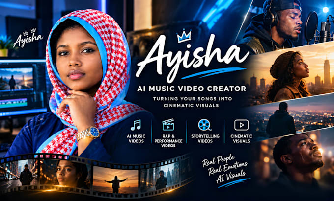 create 4k ai music video, hiphop, rap, rnb, music video with singing lip sync