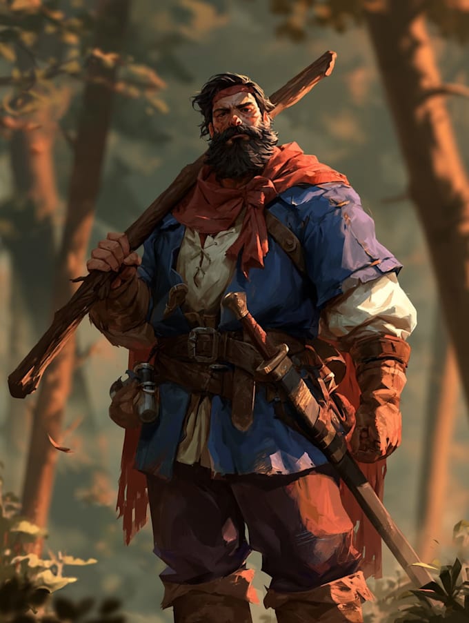 create 2d game character or 2d game character