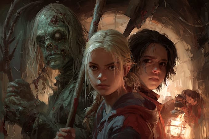 fantasy horror and fantasy horror character