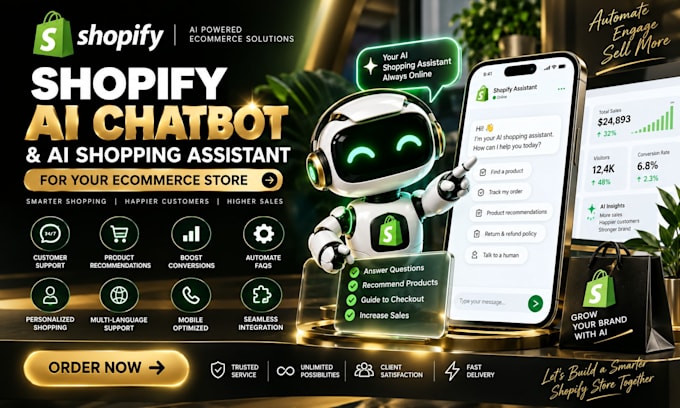 build a shopify ai chatbot and ai shopping assistant for your ecommerce