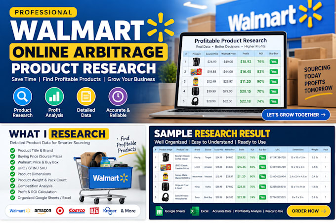 walmart online arbitrage and store management