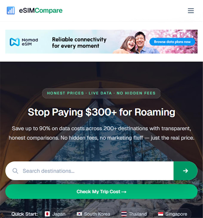 build a price comparison website with automated data updates