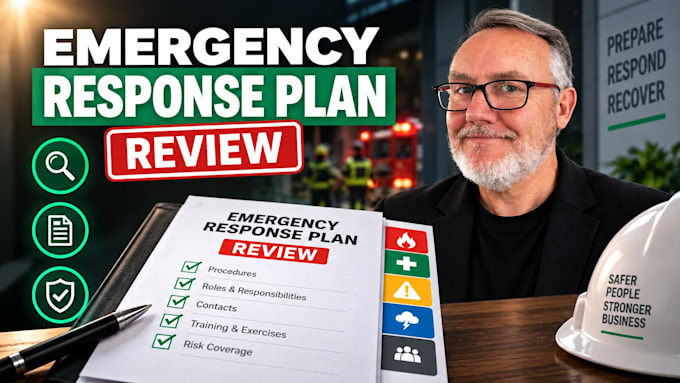 review your emergency response plan and provide a professional gap analysis