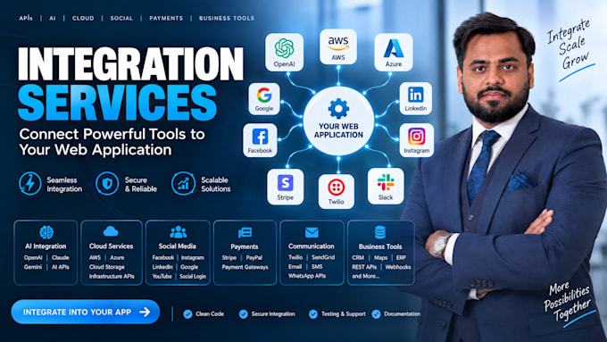 integrate services into your web application
