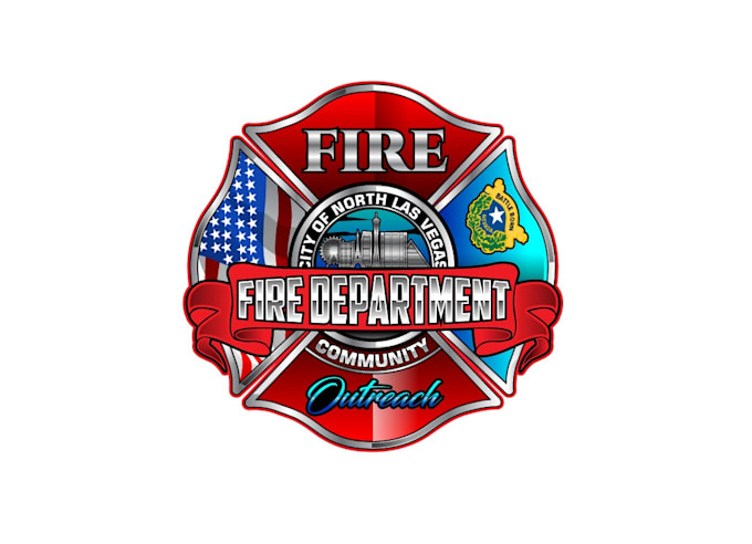 create professional and awesome fire fighter logo design