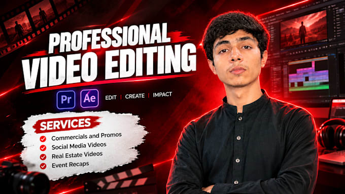do professional real estate video editing and 3d tracking