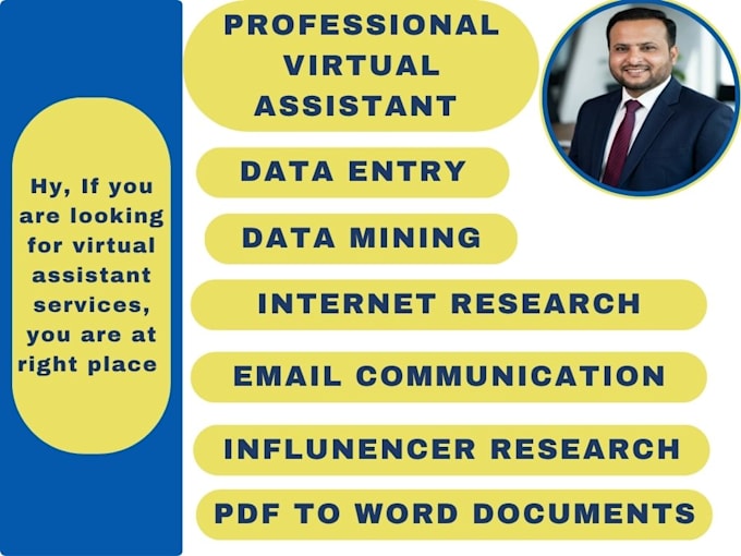 internet research, data entry services