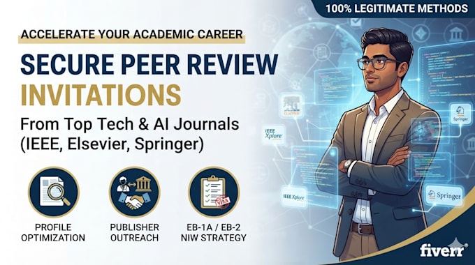 help you get peer review invites from ieee elsevier and springer