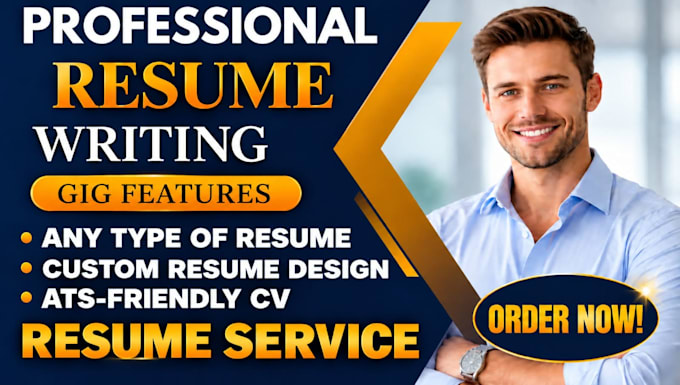 write a professional ats friendly resume CV and cover letter