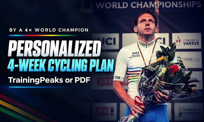 create a personalized 4 week cycling training plan