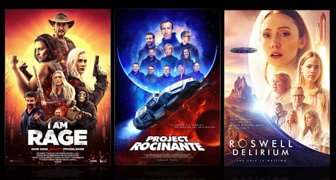 design a professional movie poster