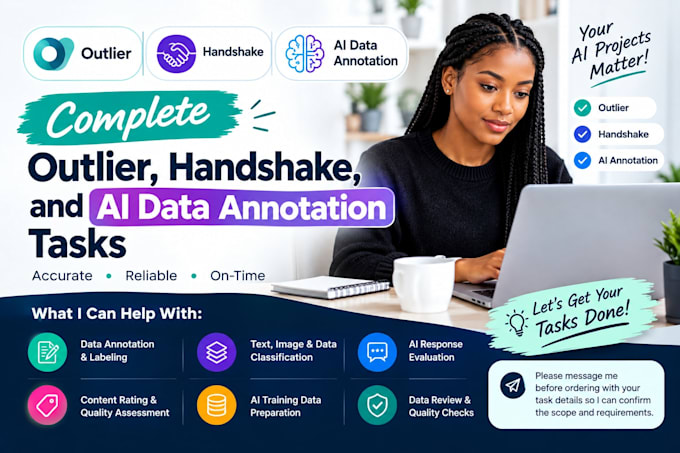 complete outlier, handshake, and ai data annotation tasks