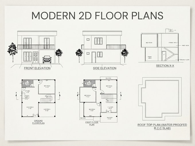 draw accurate 2d house plans in autocad