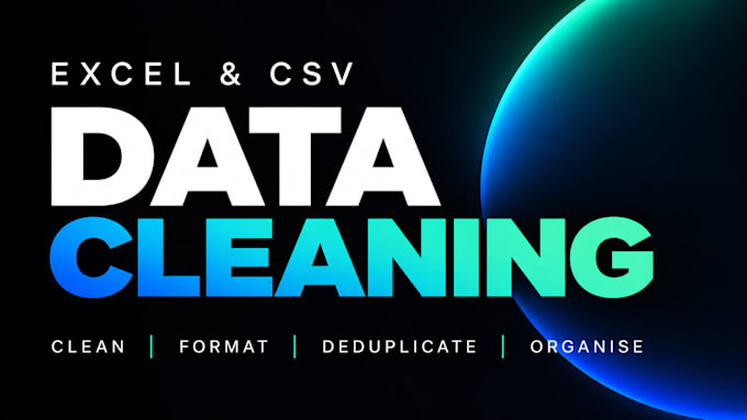 clean, organize and analyze your excel or CSV data