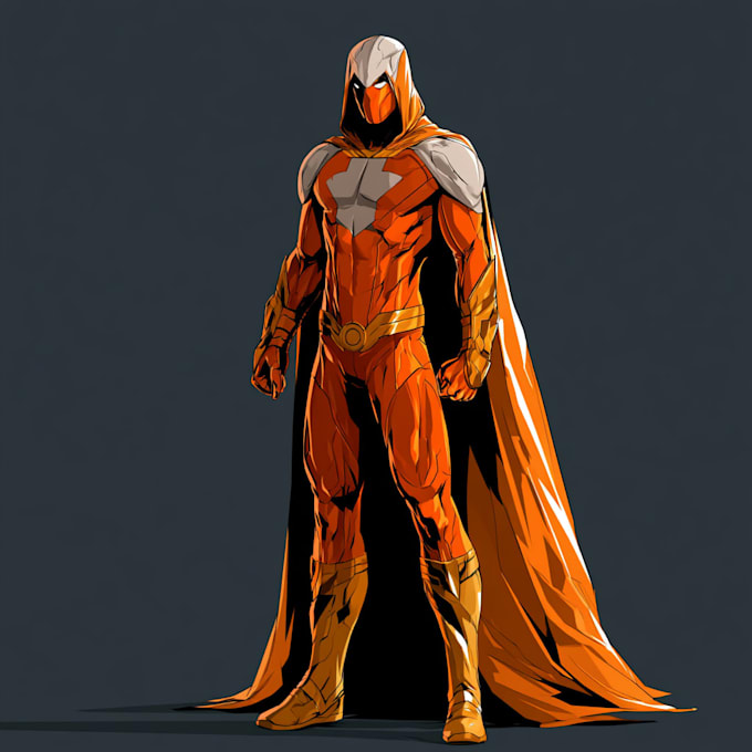 superhero character for comics
