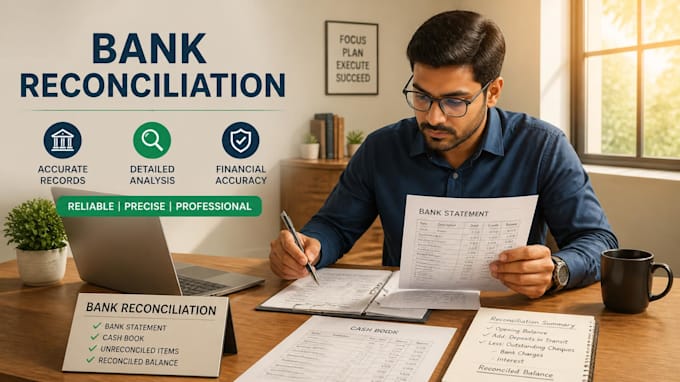 do professional bank, customer and supplier reconciliation