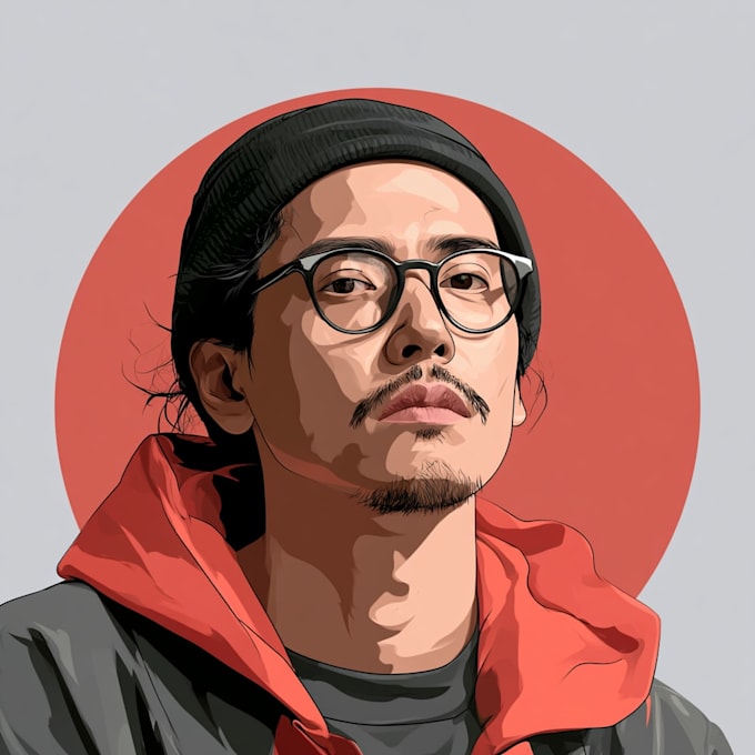 do cartoon portrait, vector portrait and cartoon logo