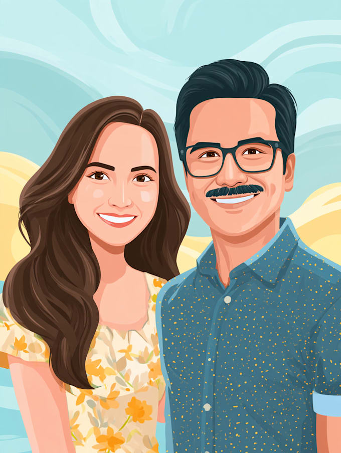 design couple portrait wedding portrait