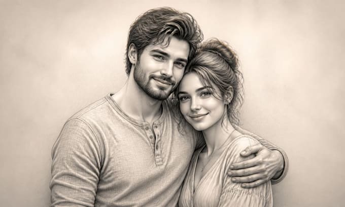 create a realistic pencil sketch from your photo