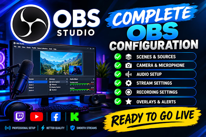 fix obs studio lag, dropped frames, audio and streaming issues