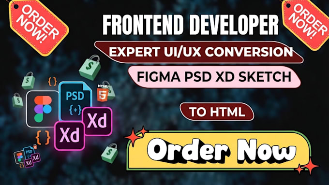 convert figma to html, xd to html, psd to html responsive bootstrap5 or tailwind