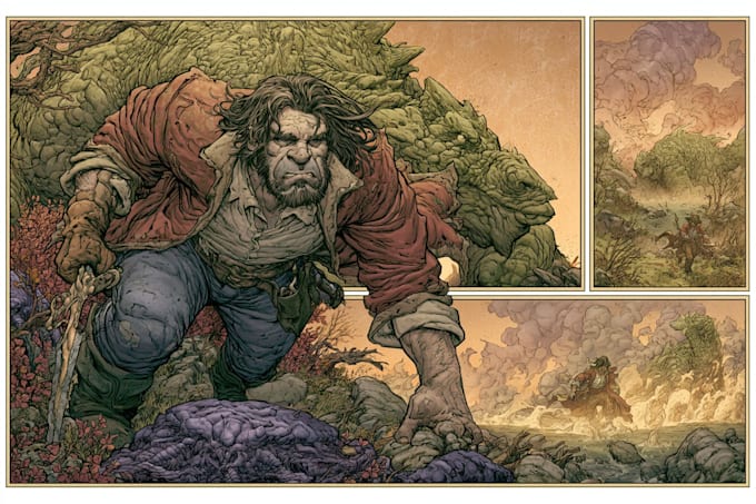 digitally color your comic book, cover or illustration