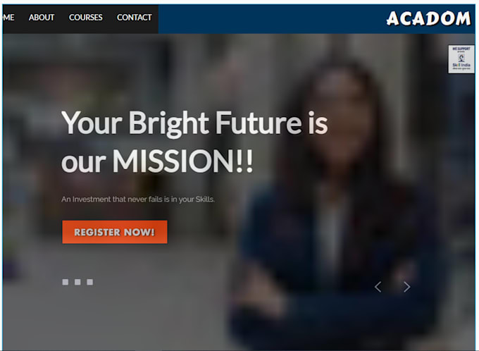 create a professional website using the bubble