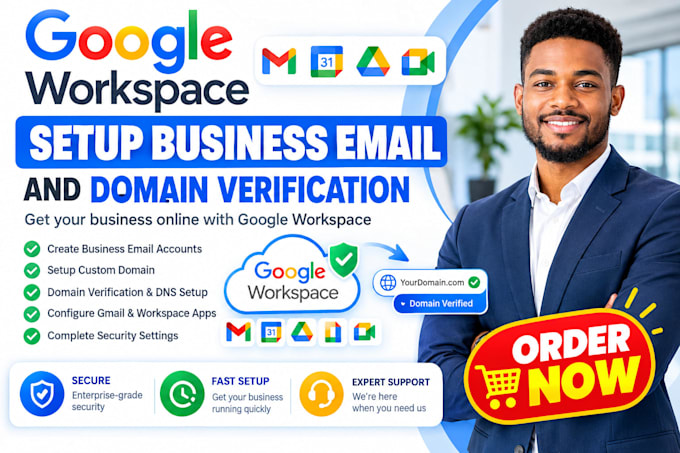 setup google workspace g suite business email and domain verification