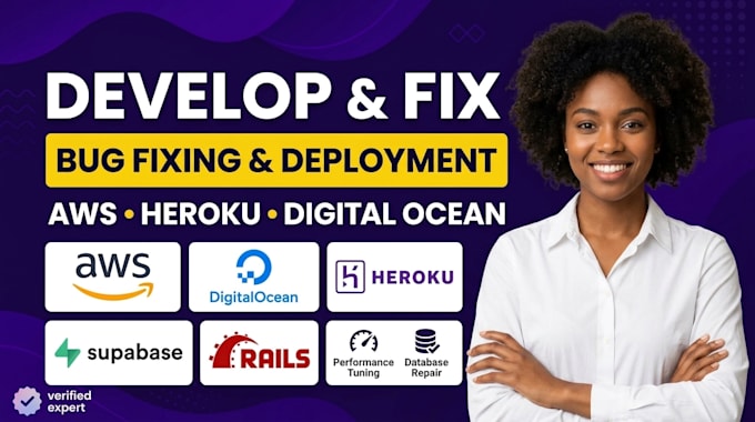 fix ruby on rails, supabase, AWS, heroku, and digital ocean issues