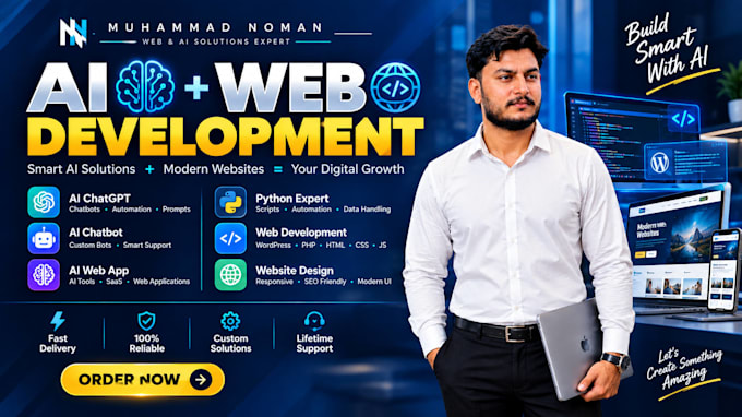 do ai website development, ai chatbot, ai automation as wordpress expert