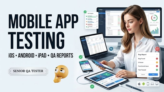 qa test and review website , ios app and android app