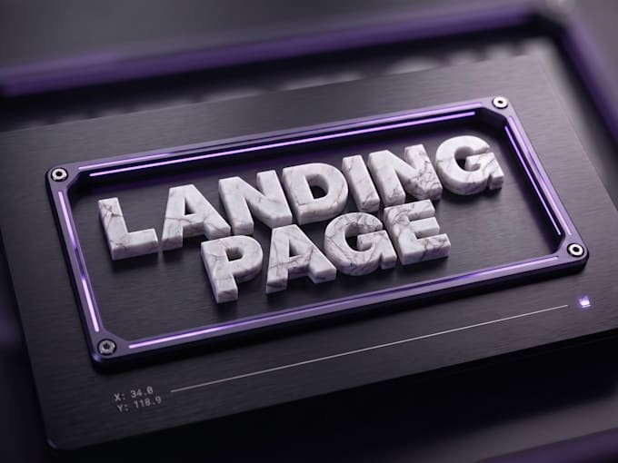design and develop a responsive landing page