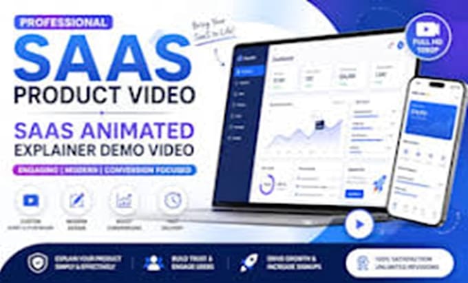 create professional saas onboarding or product demo video