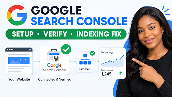 setup and verify google search console for your website fix index coverage error