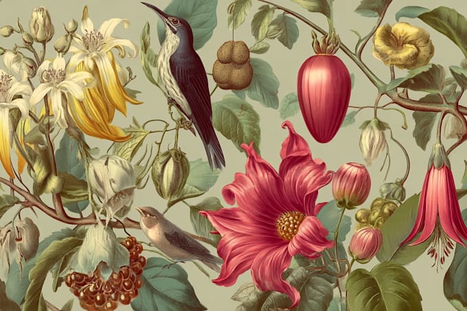 draw hand drawn botanical line art for tattoo, packaging