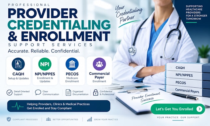 do provider credentialing, caqh, npi and pecos