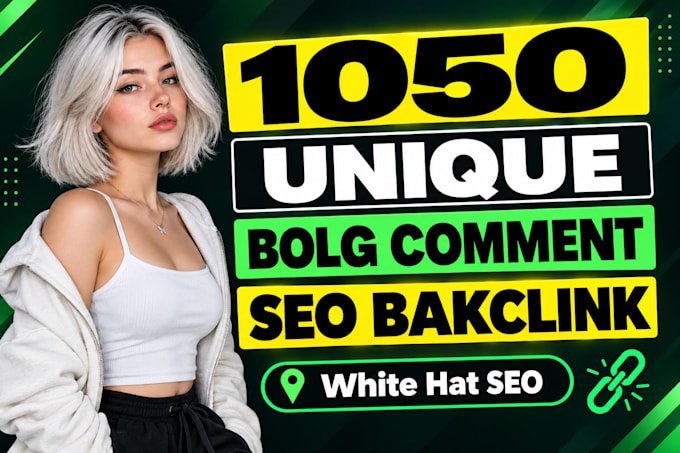 1050 unique manual dofollow blog comment backlinks for SEO