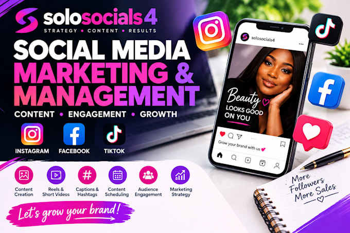 manage your hair extensions social media marketing and create engaging content