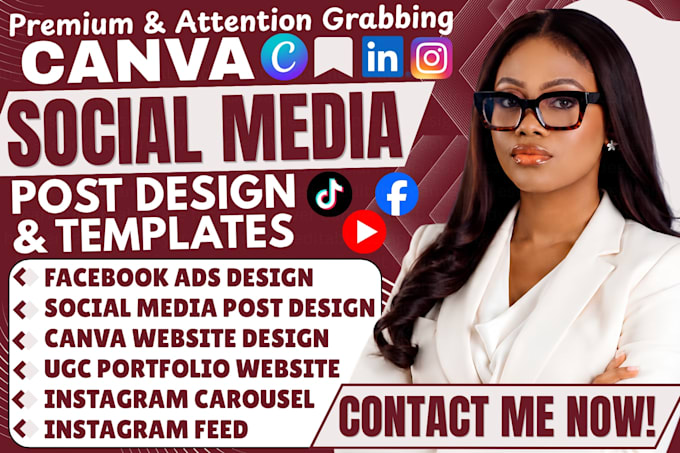 social media marketing manager instagram content creator post design canva posts