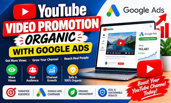 do organic youtube video promotion with google ads