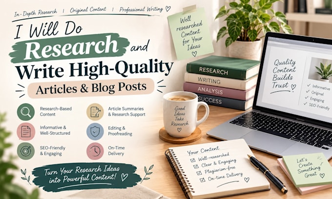 write well researched psychology and mental health articles