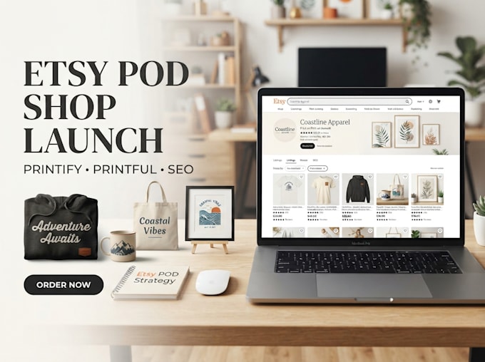 launch your etsy pod shop with printify or printful