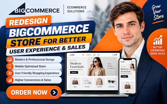 redesign bigcommerce store for better ux conversion and sales